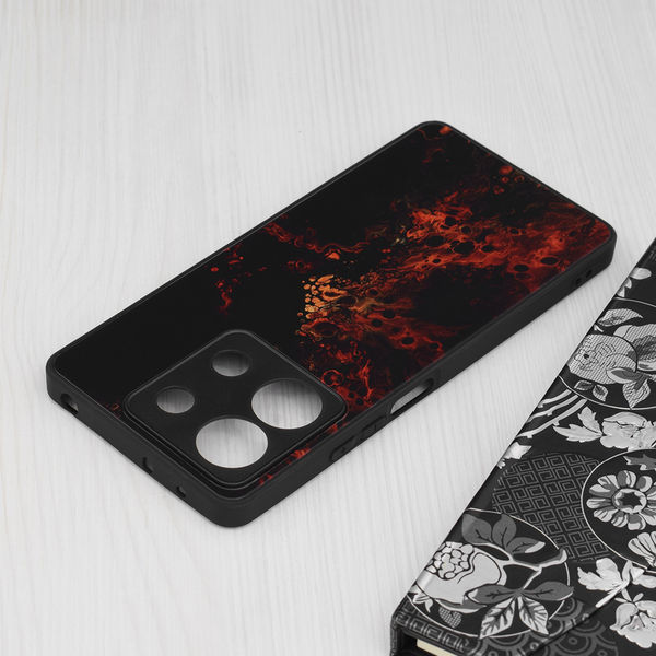 Techsuit - Glaze Series - Xiaomi Redmi Note 13 5G - Red Nebula