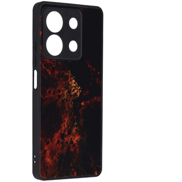 Techsuit - Glaze Series - Xiaomi Redmi Note 13 5G - Red Nebula