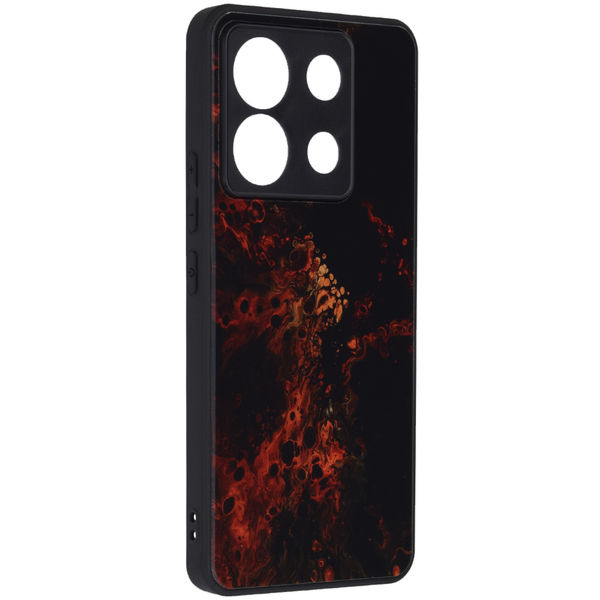 Techsuit - Glaze Series - Xiaomi Redmi Note 13 Pro 5G / Poco X6 - Red Nebula