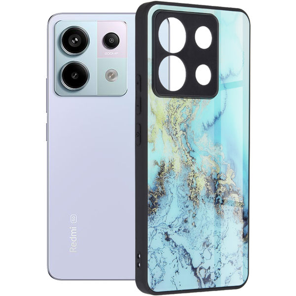 Techsuit - Glaze Series - Xiaomi Redmi Note 13 Pro 5G / Poco X6 - Blue Ocean