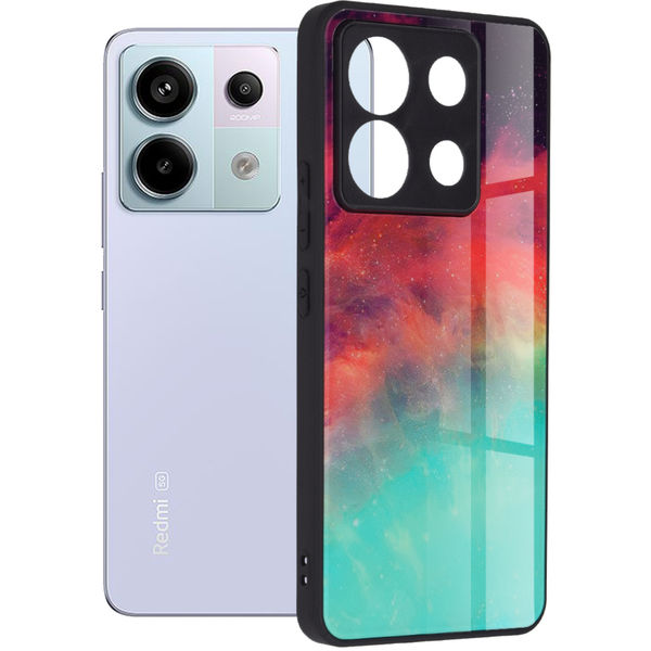 Techsuit - Glaze Series - Xiaomi Redmi Note 13 Pro 5G / Poco X6 - Fiery Ocean