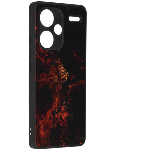 Techsuit - Glaze Series - Xiaomi Redmi Note 13 Pro+ 5G - Red Nebula