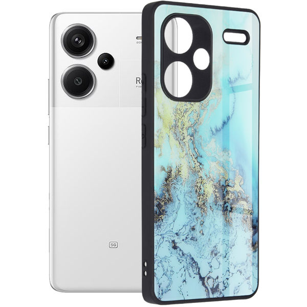 Techsuit - Glaze Series - Xiaomi Redmi Note 13 Pro+ 5G - Blue Ocean