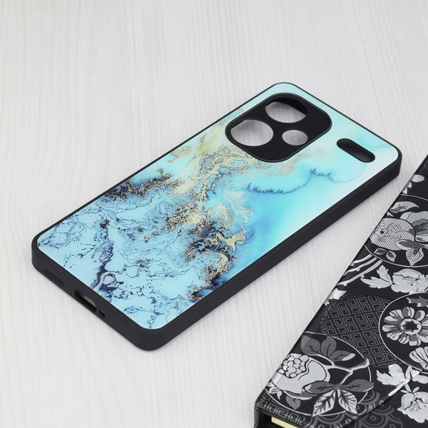 Techsuit - Glaze Series - Xiaomi Redmi Note 13 Pro+ 5G - Blue Ocean