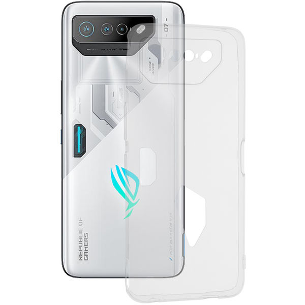 Techsuit - Clear Silicone - Asus ROG Phone 7 - Transparent