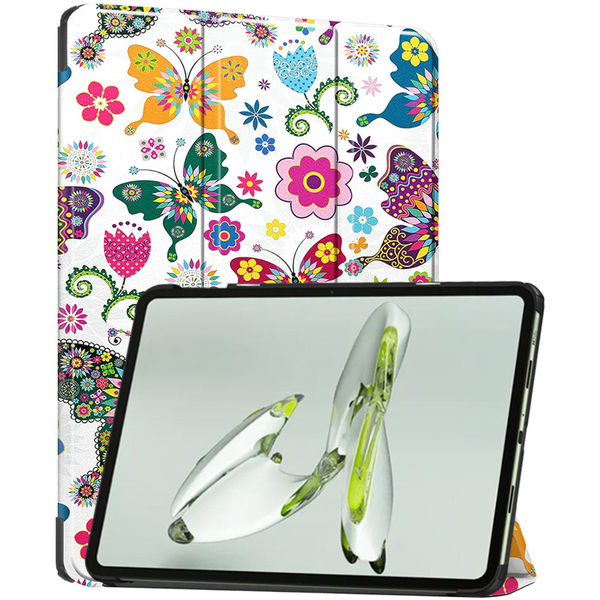 Techsuit - FoldPro - OnePlus Pad Go / Oppo Pad Air2 / Oppo Pad Neo - Butterfly