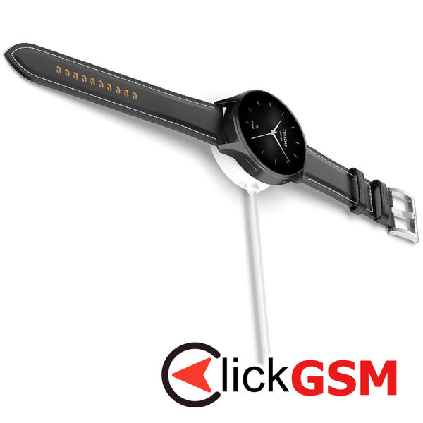 Techsuit - SmartWatch Wireless Charging Cable (TXC5) - for Xiaomi Watch H1/2 Pro/S2, USB, 5W with Desk Holder - Black