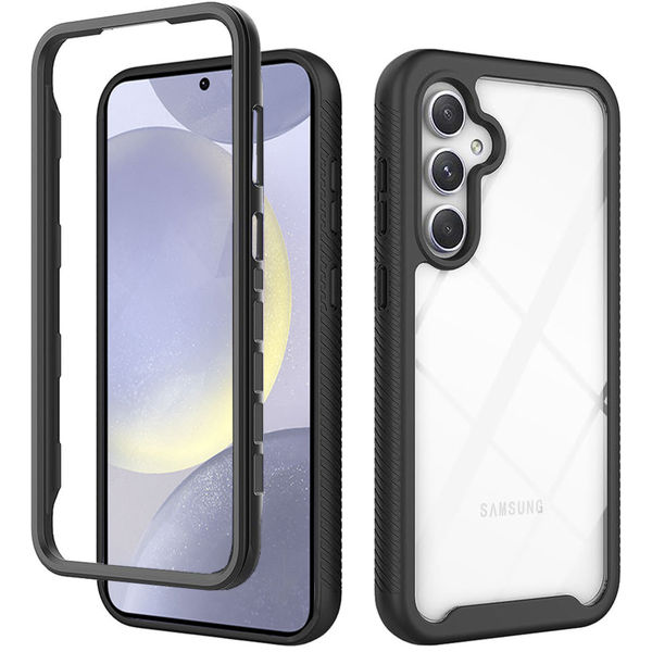 Techsuit - Defense360 Pro + Screen Protector - Samsung Galaxy S24 - Black