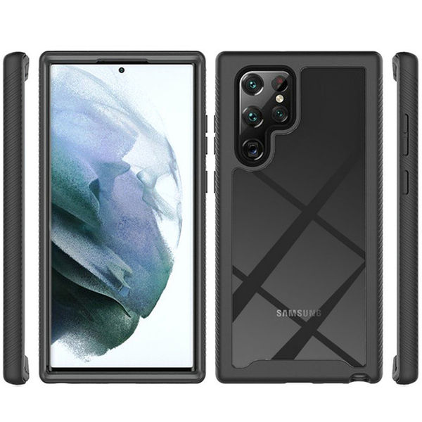 Techsuit - Defense360 Pro + Screen Protector - Samsung Galaxy S24 Ultra - Black