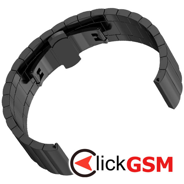 Techsuit - Watchband 22mm (W012) - Huawei Watch GT 2 (46mm)/GT 2 Pro/GT 3 Pro (46mm)/Ultimate, Xiaomi Watch S1 - Black