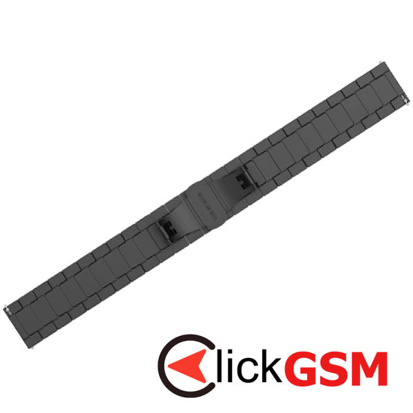 Techsuit - Watchband 22mm (W012) - Huawei Watch GT 2 (46mm)/GT 2 Pro/GT 3 Pro (46mm)/Ultimate, Xiaomi Watch S1 - Black