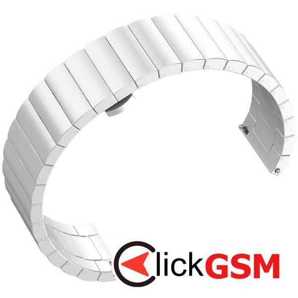 Techsuit - Watchband 22mm (W012) - Huawei Watch GT 2 (46mm)/GT 2 Pro/GT 3 Pro (46mm)/Ultimate, Xiaomi Watch S1 - Silver