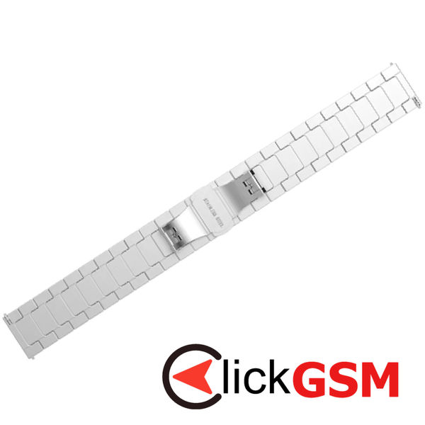 Techsuit - Watchband 22mm (W012) - Huawei Watch GT 2 (46mm)/GT 2 Pro/GT 3 Pro (46mm)/Ultimate, Xiaomi Watch S1 - Silver