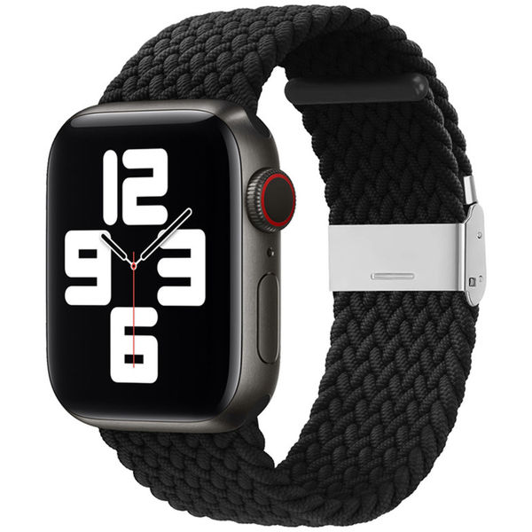 Techsuit - Watchband (W032) - Apple Watch 1/2/3/4/5/6/7/8/9/10/SE/SE 2 (38/40/41/42mm) - Black
