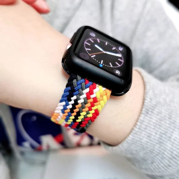 Techsuit - Watchband (W032) - Apple Watch 1/2/3/4/5/6/7/8/9/10/SE/SE 2 (38/40/41/42mm) - Star Light