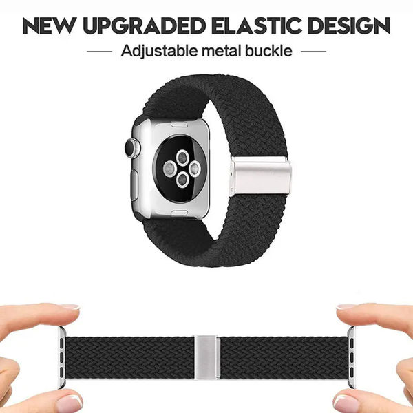 Techsuit - Watchband (W032) - Apple Watch 1/2/3/4/5/6/7/8/9/10/SE/SE 2 (38/40/41/42mm) - Star Light
