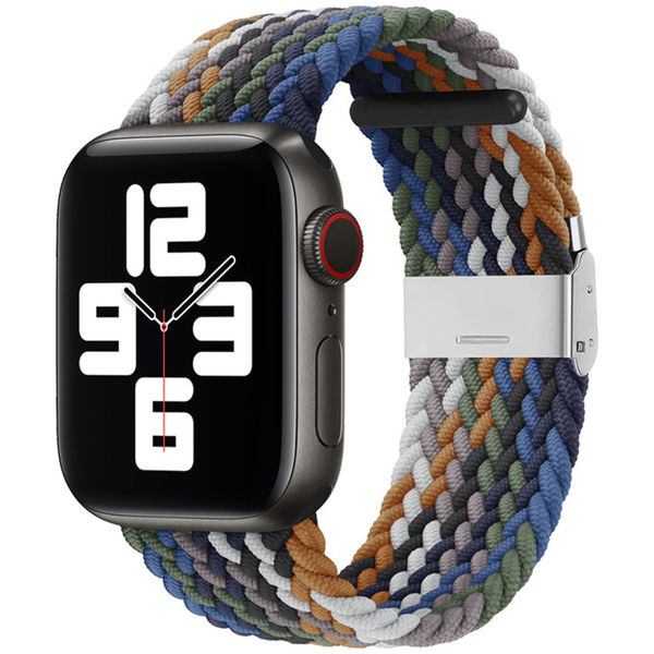 Techsuit - Watchband (W032) - Apple Watch 1/2/3/4/5/6/7/8/9/10/SE/SE 2 (38/40/41/42mm) - Cowboy Green