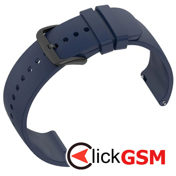 Techsuit - Watchband 22mm (W001) - Huawei Watch GT 2 (46mm)/GT 2 Pro/GT 3 Pro (46mm)/Ultimate, Xiaomi Watch S1 - Dark Blue