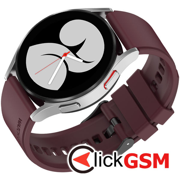 Techsuit - Watchband 20mm (W026) - Samsung Galaxy Watch 4/5/Active 2, Huawei Watch GT 3 (42mm)/GT 3 Pro (43mm) - Burgundy