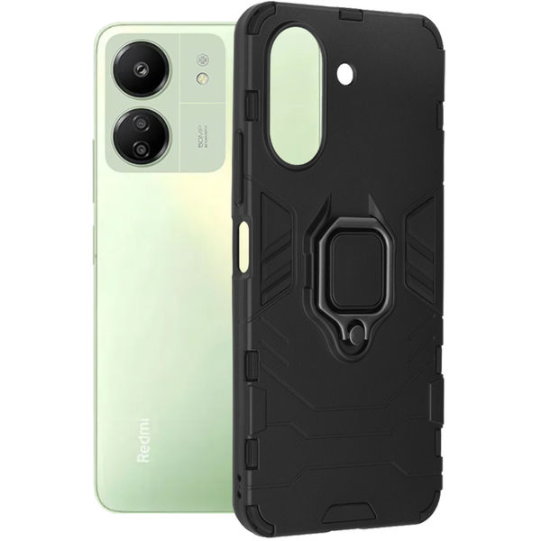 Techsuit - Silicone Shield - Xiaomi Redmi 13C 4G / Poco C65 - Black