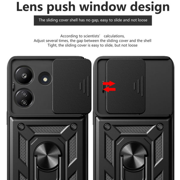 Techsuit - CamShield Series - Xiaomi Redmi 13C 4G / Poco C65 - Black