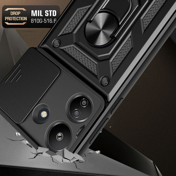 Techsuit - CamShield Series - Xiaomi Redmi 13C 4G / Poco C65 - Black