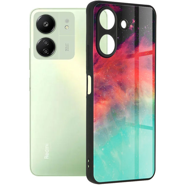 Techsuit - Glaze Series - Xiaomi Redmi 13C 4G / Poco C65 - Fiery Ocean