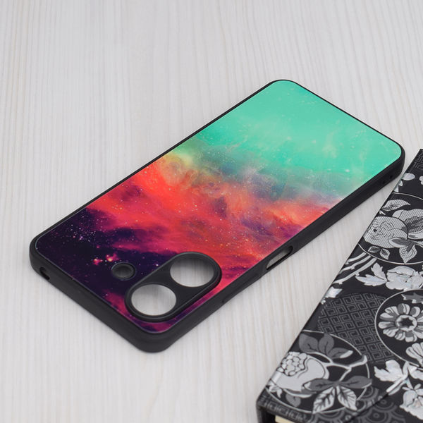 Techsuit - Glaze Series - Xiaomi Redmi 13C 4G / Poco C65 - Fiery Ocean