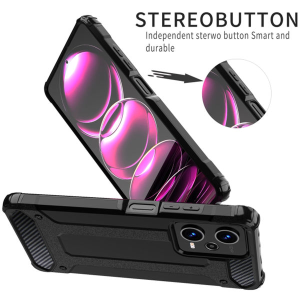 Techsuit - Hybrid Armor - Xiaomi Redmi 13C 4G / Poco C65 - Black