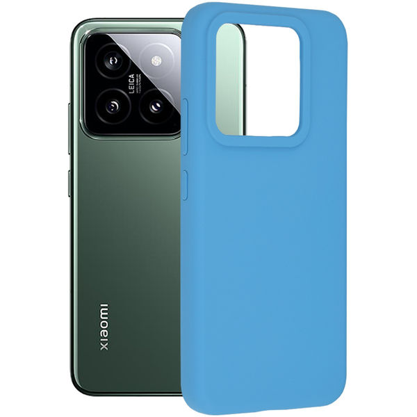 Techsuit - Soft Edge Silicone - Xiaomi 14 - Denim Blue