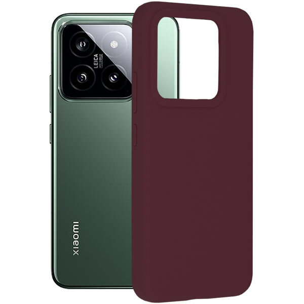 Techsuit - Soft Edge Silicone - Xiaomi 14 - Plum Violet