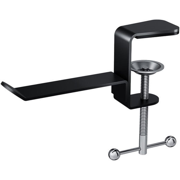 Techsuit - Desk Holder (DH1) - Universal Metal Hook Mount for Bags and Headphones - Black