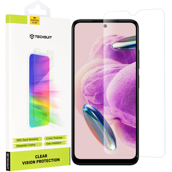 Techsuit - Clear Vision Glass - Xiaomi Redmi Note 12S - Transparent