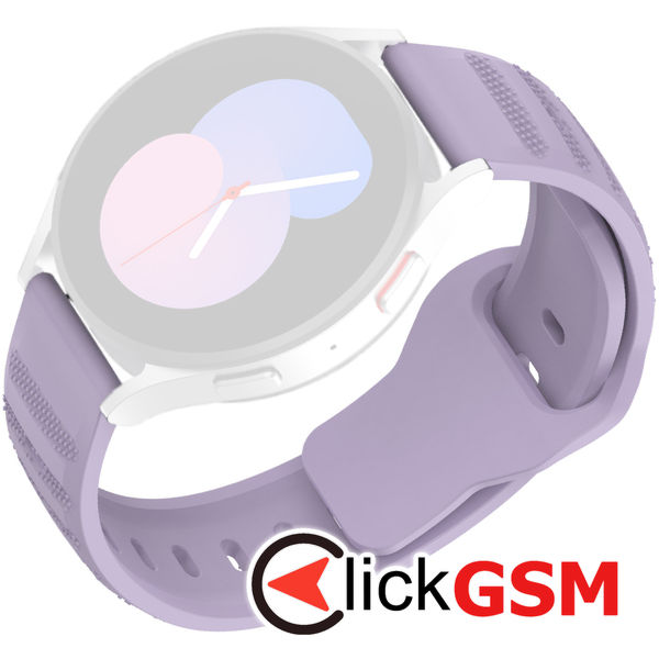 Techsuit - Watchband 20mm (W050) - Samsung Galaxy Watch 4/5/Active 2, Huawei Watch GT 3 (42mm)/GT 3 Pro (43mm) - Purple