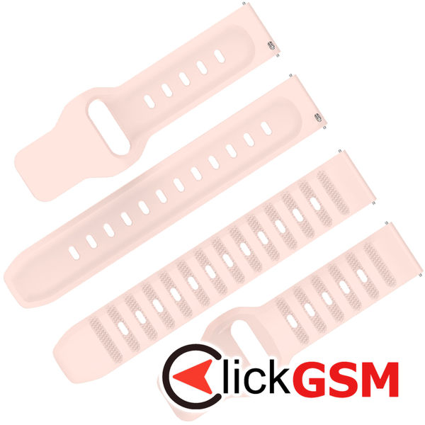 Techsuit - Watchband 22mm (W050) - Huawei Watch GT 2 (46mm)/GT 2 Pro/GT 3 Pro (46mm)/Ultimate, Xiaomi Watch S1 - Pink