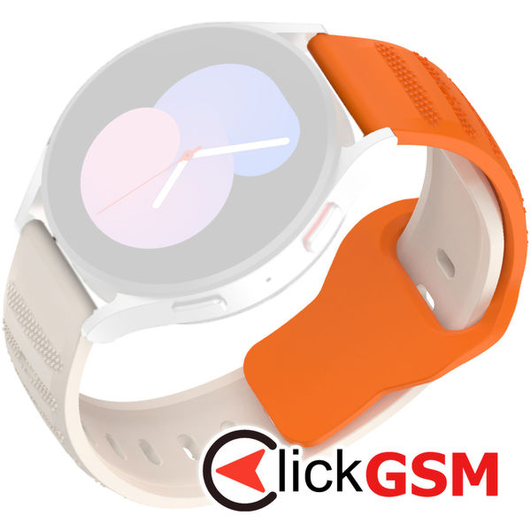 Techsuit - Watchband 22mm (W050) - Huawei Watch GT 2 (46mm)/GT 2 Pro/GT 3 Pro (46mm)/Ultimate, Xiaomi Watch S1 - Orange Beige