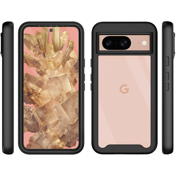 Techsuit - Defense360 Pro + Screen Protector - Google Pixel 8a - Black