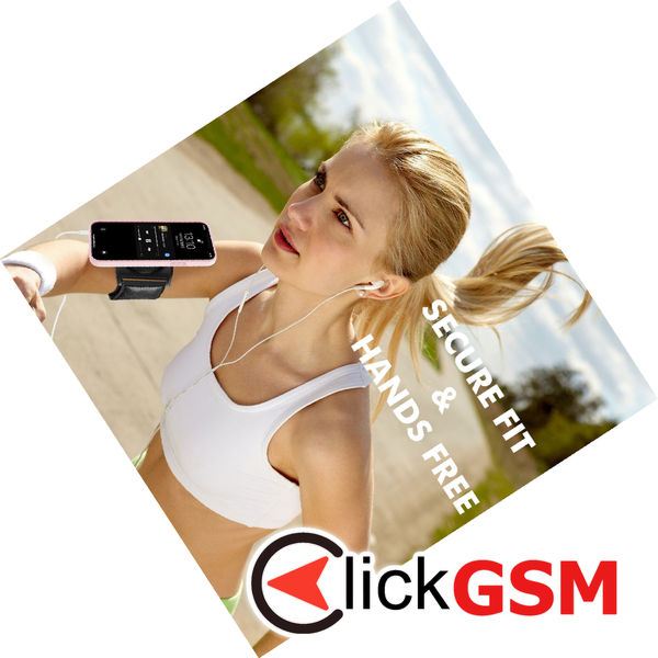 Techsuit - Sports Armband with Phone Magnetic Suction Cup (TSA2) - Velcro Mounting Strap, 3M Glue Sticker, max 6.8 - Black