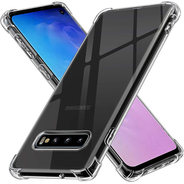 Techsuit - Shockproof Clear Silicone - Samsung Galaxy S10 - Clear