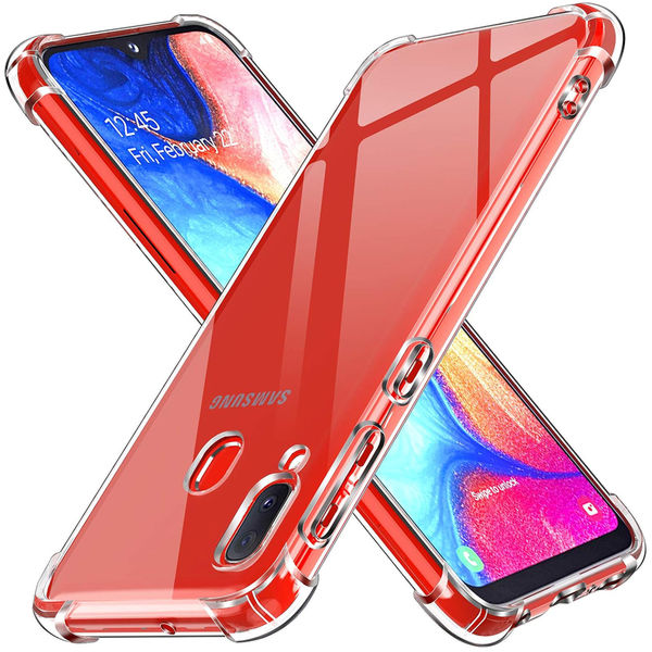 Techsuit - Shockproof Clear Silicone - Samsung Galaxy A20e - Clear