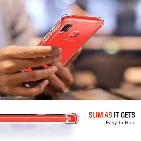 Techsuit - Shockproof Clear Silicone - Samsung Galaxy A20e - Clear