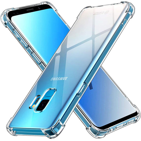Techsuit - Shockproof Clear Silicone - Samsung Galaxy S9 - Clear