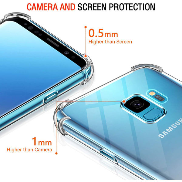 Techsuit - Shockproof Clear Silicone - Samsung Galaxy S9 - Clear