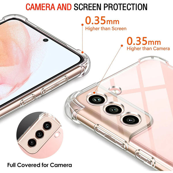 Techsuit - Shockproof Clear Silicone - Samsung Galaxy S20 Plus 4G / S20 Plus 5G - Clear