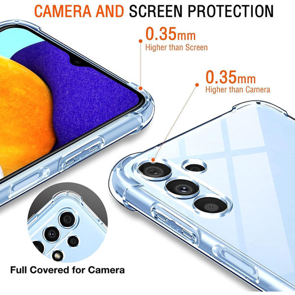 Techsuit - Shockproof Clear Silicone - Samsung Galaxy A13 5G / A04S - Clear