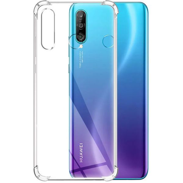 Techsuit - Shockproof Clear Silicone - Huawei P30 Lite / P30 Lite New Edition - Clear