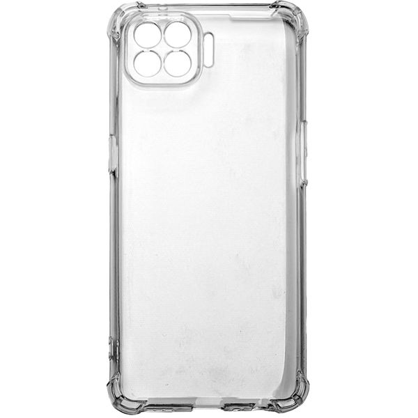 Techsuit - Shockproof Clear Silicone - Oppo Reno4 Lite - Clear