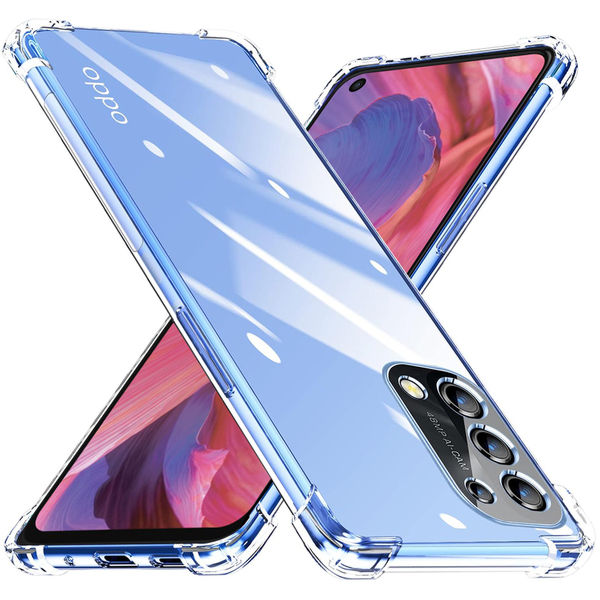 Techsuit - Shockproof Clear Silicone - Oppo A54 5G / A74 5G / OnePlus Nord N200 5G - Clear