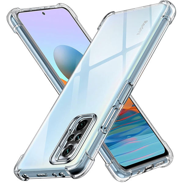 Techsuit - Shockproof Clear Silicone - Xiaomi Redmi Note 10 Pro / Note 10 Pro Max - Clear