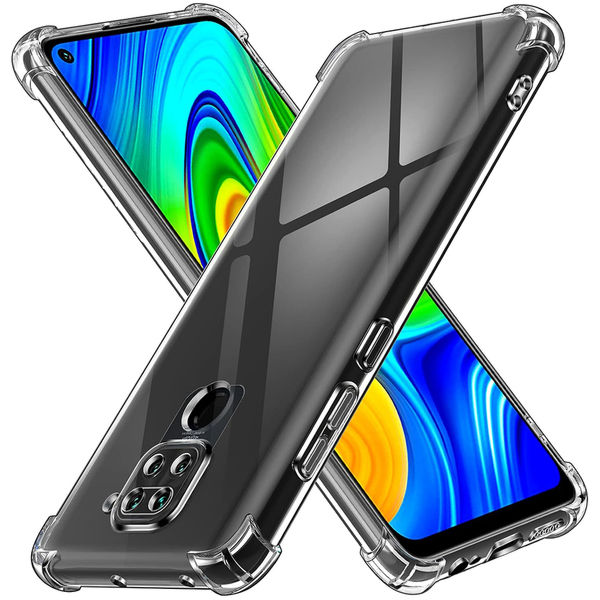 Techsuit - Shockproof Clear Silicone - Xiaomi Redmi Note 9 / Redmi 10X 4G - Clear